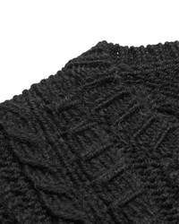 schwarzer Strickpullover von Valentino