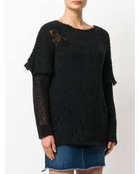 schwarzer Strickpullover von IRO