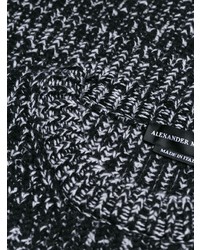 schwarzer Strickpullover von Alexander McQueen
