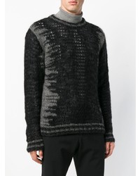 schwarzer Strickpullover von Valentino