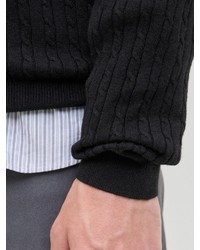 schwarzer Strickpullover von Jack & Jones