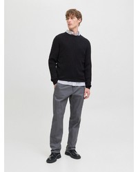 schwarzer Strickpullover von Jack & Jones