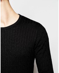 schwarzer Strickpullover von Jack and Jones