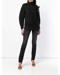 schwarzer Strickpullover von Cavalli Class