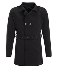 schwarzer Trenchcoat von Bertoni