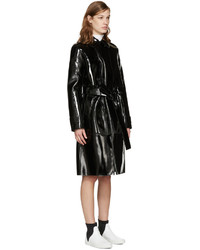 schwarzer Trenchcoat von Carven