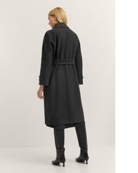 schwarzer Trenchcoat von Bugatti