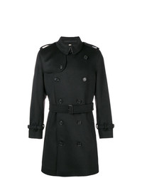 schwarzer Trenchcoat von Burberry