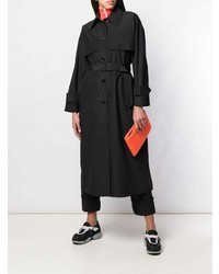 schwarzer Trenchcoat von Prada