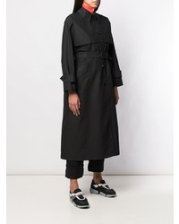 schwarzer Trenchcoat von Prada