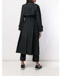 schwarzer Trenchcoat von Prada