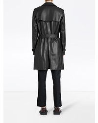 schwarzer Trenchcoat von Burberry