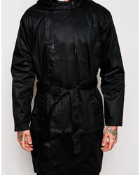 schwarzer Trenchcoat von Weekday