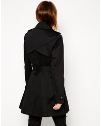 schwarzer Trenchcoat von Asos