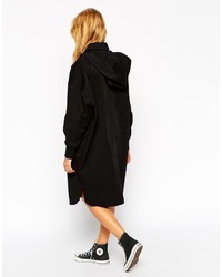 schwarzer Trenchcoat von Asos