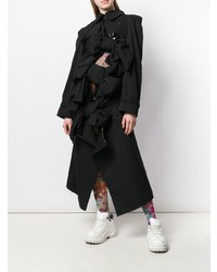 schwarzer Trenchcoat von Comme des Garcons