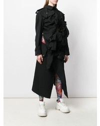 schwarzer Trenchcoat von Comme des Garcons