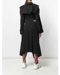 schwarzer Trenchcoat von Comme des Garcons