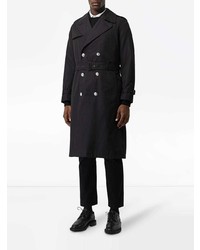 schwarzer Trenchcoat von Burberry