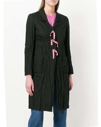 schwarzer Trenchcoat von Romeo Gigli Vintage