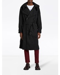 schwarzer Trenchcoat von Burberry