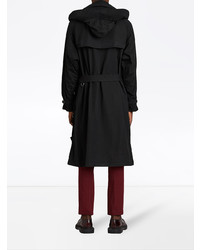 schwarzer Trenchcoat von Burberry