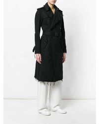 schwarzer Trenchcoat von Junya Watanabe Comme Des Garçons Vintage
