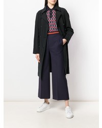 schwarzer Trenchcoat von Etro