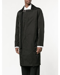 schwarzer Trenchcoat von Raf Simons