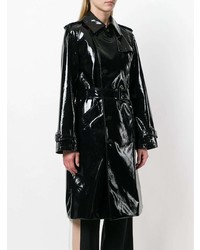 schwarzer Trenchcoat von Dvf Diane Von Furstenberg