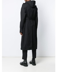 schwarzer Trenchcoat von Rick Owens