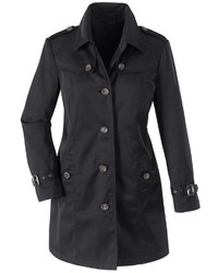 schwarzer Trenchcoat von Inspirationen