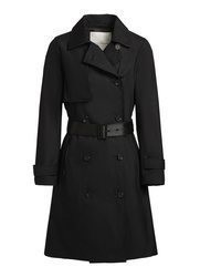 schwarzer Trenchcoat von khujo
