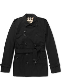 schwarzer Trenchcoat von Burberry