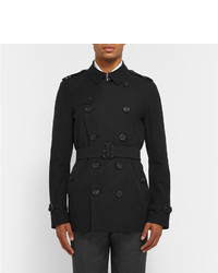 schwarzer Trenchcoat von Burberry