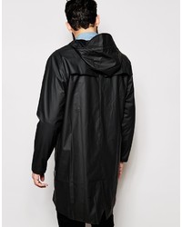 schwarzer Trenchcoat von Rains