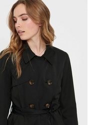 schwarzer Trenchcoat von Only