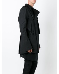 schwarzer Trenchcoat von Rick Owens