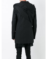 schwarzer Trenchcoat von Rick Owens