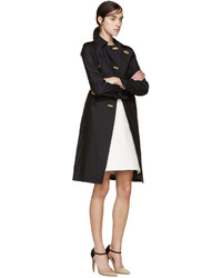 schwarzer Trenchcoat von Burberry