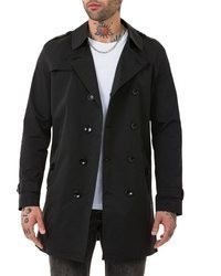 schwarzer Trenchcoat von Redbridge