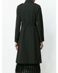 schwarzer Trenchcoat von Dolce & Gabbana