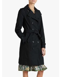 schwarzer Trenchcoat von Burberry