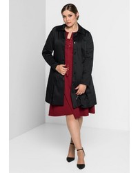 schwarzer Trenchcoat von SHEEGO STYLE