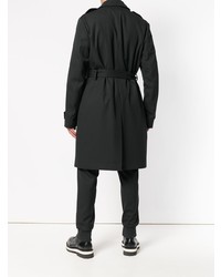 schwarzer Trenchcoat von Dolce & Gabbana