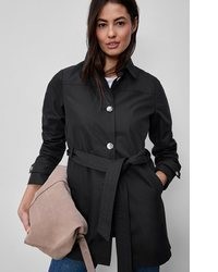 schwarzer Trenchcoat von STREET ONE
