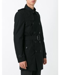 schwarzer Trenchcoat von Burberry