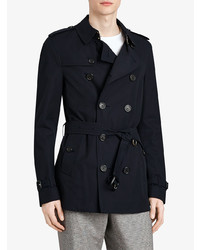 schwarzer Trenchcoat von Burberry