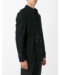 schwarzer Trenchcoat von Burberry