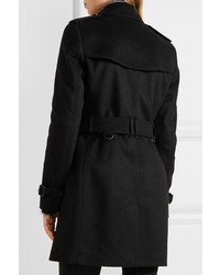 schwarzer Trenchcoat von Burberry